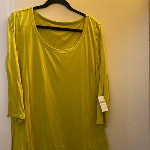 Comfortable, lovely 3/4 sleeve tissue Tee